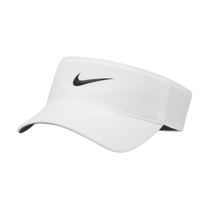 Nike Dri-FIT Ace Swoosh-solskærm - hvid hvid S/M