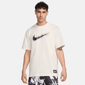 Nike Max90-basketball-T-shirt til mænd - hvid hvid L