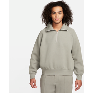 Nike Tech Fleece Reimagined-overdel med 1/2-lynlås til mænd - grå grå XXL