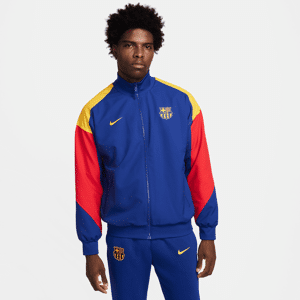 FC Barcelona Strike Nike Dri-FIT-fodboldtræningsjakke til mænd - blå blå XXL
