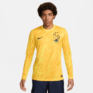 FFF 2024/25 Stadium Goalkeeper Nike Dri-FIT Replica-fodboldtrøje til mænd (herrehold) - gul gul XXL