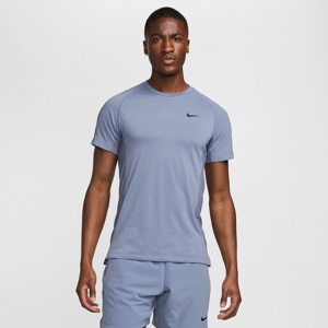 Kortærmet Nike Flex Rep-Dri-FIT-fitnesstrøje til mænd - blå blå XXL