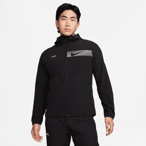 Alsidig Nike Unlimited Repel-jakke med hætte til mænd - sort sort L