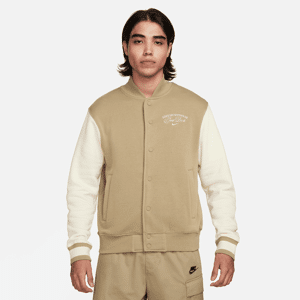 Nike Sportswear Varsity-jakke i fleece til mænd - brun brun S