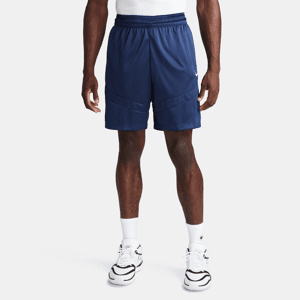 Nike Icon Dri-FIT-basketballshorts (20 cm) til mænd - blå blå L