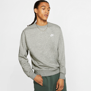 Nike Sportswear Club-frottetrøje med rund hals til kvinder - grå grå 3XL