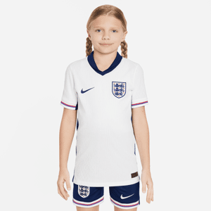 England 2024/25 Match Home Nike Dri-FIT ADV Authentic-fodboldtrøje til større børn (herrehold) - hvid hvid XS