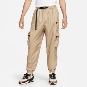 Vævede Nike Tech-bukser med for til mænd - brun brun S