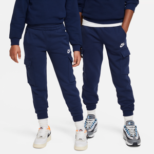 Nike Sportswear Club Fleece-cargobukser til større børn - blå blå M