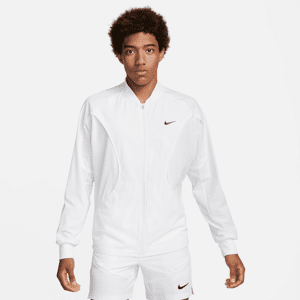 NikeCourt Advantage Dri-FIT-tennisjakke til mænd - hvid hvid M