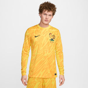 FFF 2024/25 Stadium Goalkeeper Nike Dri-FIT Replica-fodboldtrøje til mænd (kvindehold) - gul gul XXL