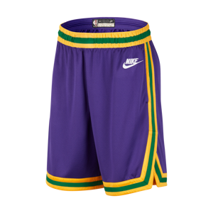 Utah Jazz Hardwood Classics 2023/24 Nike Dri-FIT NBA Swingman-shorts til mænd - lilla lilla M