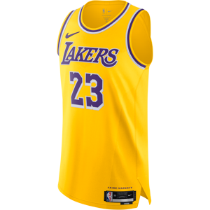 Los Angeles Lakers Icon Edition 2022/23 Nike Dri-FIT ADV NBA Authentic-trøje til mænd - gul gul XL (US 52)