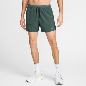 Nike Stride Dri-FIT-løbeshorts med indershorts (13 cm) til mænd - grøn grøn L