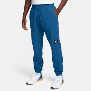 Nike Air Max-vævede cargobukser til mænd - blå blå XXL