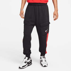 Nike Air-cargobukser i fleece til mænd - sort sort XL