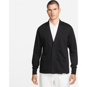 Nike Dri-FIT Standard Issue-golfcardigan til mænd - sort sort XXL