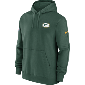 Green Bay Packers Sideline Club Nike NFL-pullover- hættetrøje til mænd - grøn grøn S