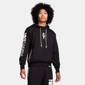 Nike Standard Issue Dri-FIT-pullover-hættetrøje til mænd - sort sort 3XL