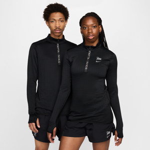 Langærmet Nike x Patta Running Team-trøje med 1/2 lynlås - sort sort L