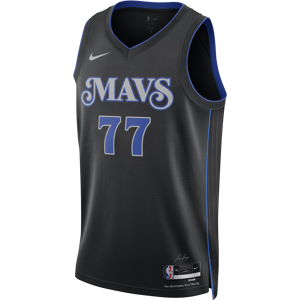 Luka Doncic Dallas Mavericks 2023/24 City Edition Nike Dri-FIT NBA Swingman-trøje til mænd - sort sort XXL