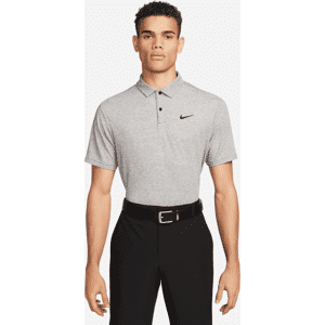 Nike Dri-FIT Tour-golfpolo til mænd - sort sort L