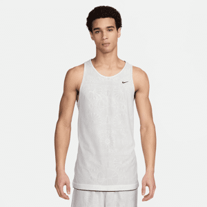 Vendbar Nike Standard Issue Dri-FIT-basketballtrøje til mænd - hvid hvid 3XL