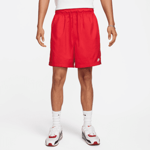 Vævede Nike Club-flow-shorts til mænd - rød rød L