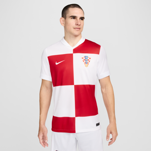 Kroatien 2024/25 Stadium Home Nike Dri-FIT Replica-fodboldtrøje til mænd - hvid hvid S