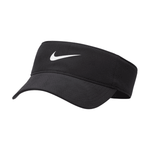 Nike Dri-FIT Ace Swoosh-solskærm - sort sort S/M