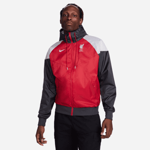 Vævet Liverpool FC Sport Essentials Windrunner Nike Football-jakke med hætte til mænd - rød rød XXL