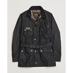 Barbour International Slim Wax Jacket Black men S Sort