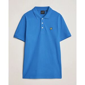 Lyle & Scott Plain Pique Polo Spring Blue men XL Blå