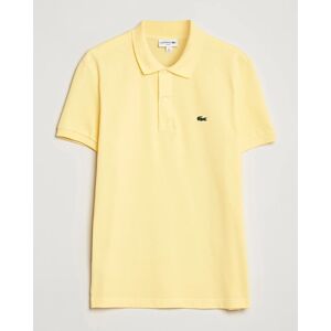 Lacoste Slim Fit Polo Piké Yellow men XS Gul