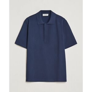 Lanvin Short Sleeve Polo Thunder men S Blå