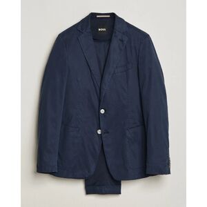 Boss BLACK Hanry Cotton Suit Dark Blue men 50 Blå