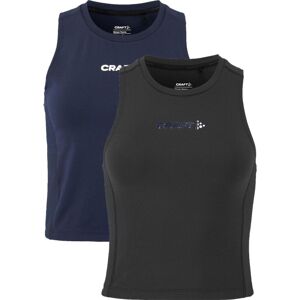 Craft 1914665 Rush 2.0 Crop Singlet W Herre Black 2xl