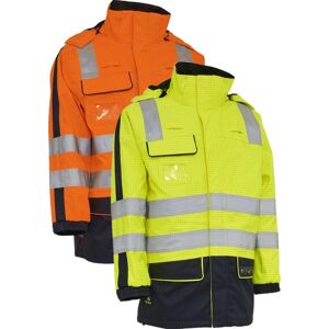 Elka 086060r Securetech Multinorm Lysbue Arc Jakke Fluorescerende Orange/marine 5xl