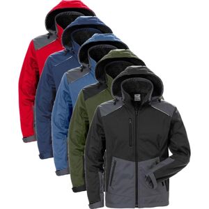 Fristads 127188 Softshell Vinter Jakke 4060 / Arbejdsjakke Rød/grøn L