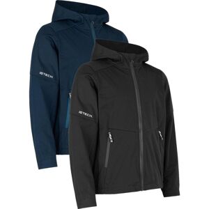 Id 40836 Letvægts Softshell Jakke   Børn-Sort-4/6