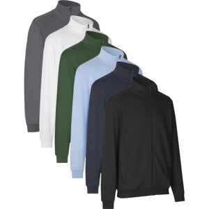 Pro Wear 0382 Care Cardigan   Ubørstet-Lys Blå-3xl