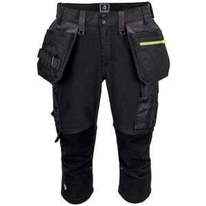 Projob 645557 5557 Knickers Med Stretch Kevlar På Knæ / Arbejdsknickers Black D100