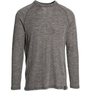 Trespass Wexler - Male Dlx Merino Base Layer Top  Dark Grey Marl Xs