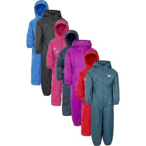 Trespass Dripdrop - Childs Rain Suit  Signal Red 7/8