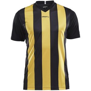 Craft 1905562 Progress Jersey Stripe Men Herre / Spillertrøje / Sportstrøje / Trøje Black/sweden Yellow Xl