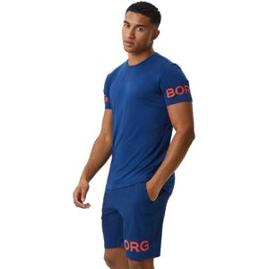 Björn Borg Men's Borg Tee Estate Blue XL, Estate Blue