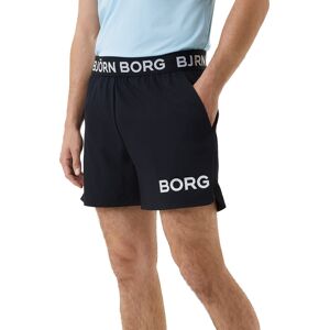 Björn Borg Men's Borg Short Shorts Black Beauty/White XXL, Black Beauty/White