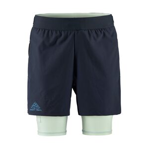 Craft Men's Pro Trail 2in1 Shorts Blaze/Plexi L, Blaze/Plexi