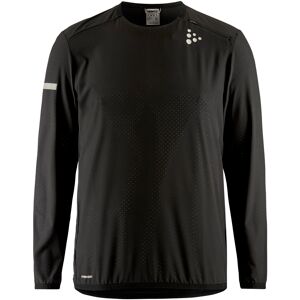 Craft Men's Pro Hypervent Long Sleeve Wind Top 2 Black XL, Black