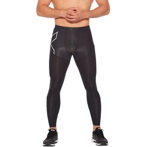 2XU Men's Aero Vent Compression Tights Black/Silver S, Black/Silver Reflective